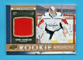 Vitek Vanecek 2021-22 UD Series 1 RR-13 Rookie Retrospective  Jersey  Red  Patch