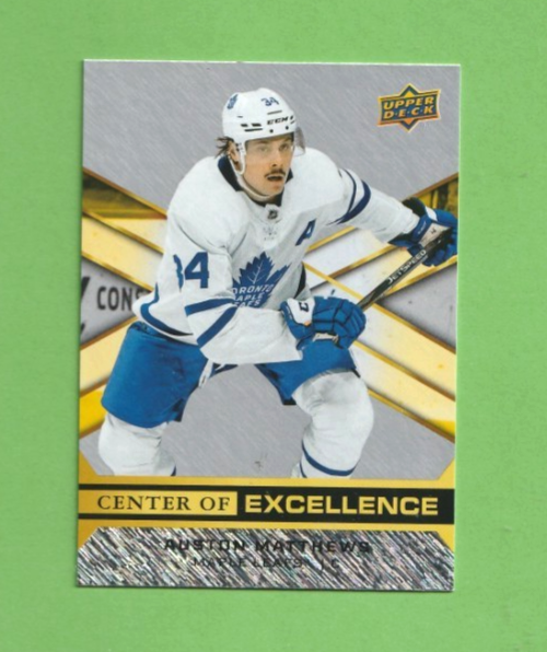2020-21 Upper Deck Overtime Hockey  AUSTON MATTHEWS  Center of Excellence #CE-20