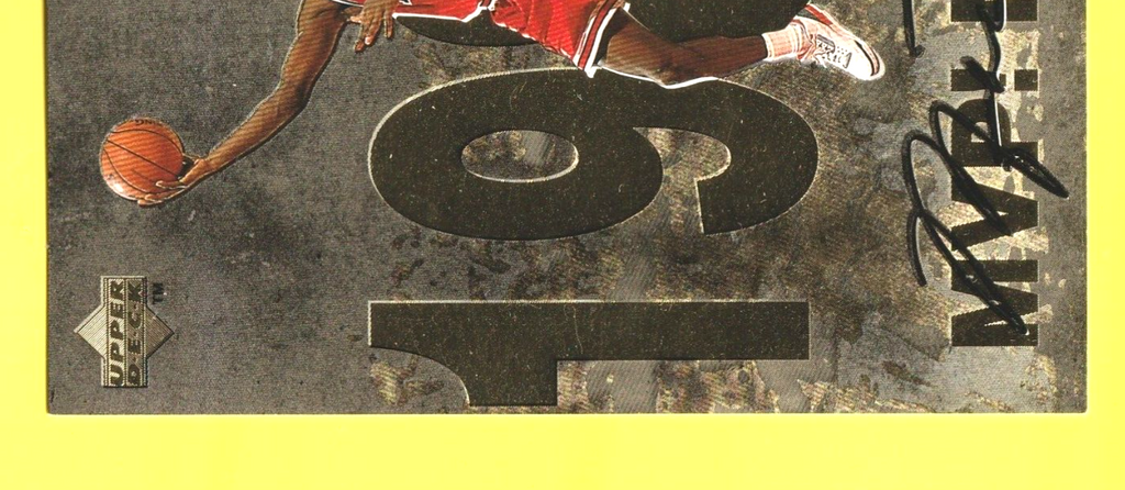 1998 Upper  Deck -  MICHAEL JORDAN  - Gatorade Postcard NBA  #4 of 12   -  3.5/5