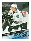 John Leonard 2020-21 UPPER DECK Series 2 YOUNG GUNS FRENCH  -- JEUNES LOUPS #474