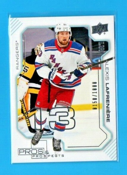2020-21 UD Extended  Alexis Lafreniere Pros & Prospects RC #PP-34 0150/1000