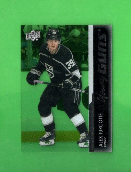 2021/22 Upper Deck Extended Clear Cut Young Guns Rookie Alex Turcotte #719 Kings