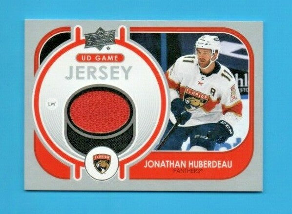 2021-22 Upper Deck UD Game Jersey Jonathan Huberdeau Florida Panthers #GJ-JH RED
