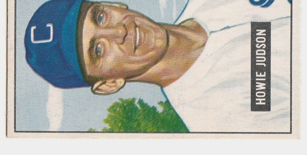 1951 Bowman  -  Howie Judson   -  Chicago White Sox #123   EX-NRMT