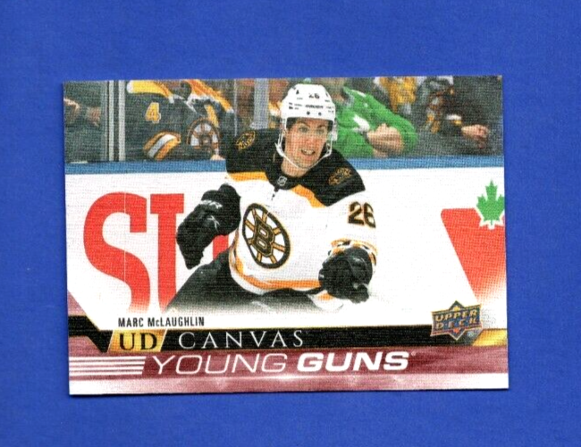 2022-23 UD Series 1 -   Canvas YOUNG GUNS  Marc McLaughlin C96  -  Boston Bruins