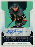 Nicolas Hague 2020-21 Upper Deck Series 2 Signature Sensations Auto -- Vegas