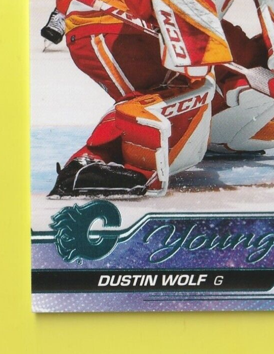 2023-24 Upper Deck Young Guns Deluxe #210 Dustin Wolf 210 /250 - Calgary Flames