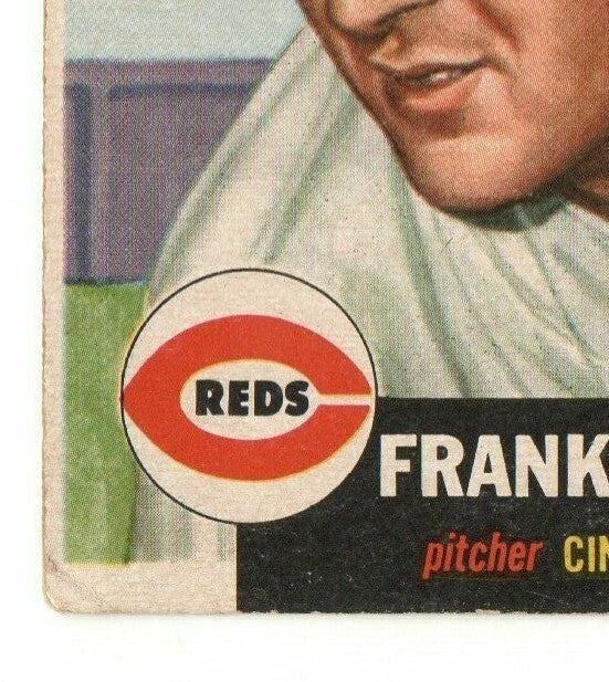  1953 Topps Set Break # 116 Frank Smith - Cincinnati Reds Pitcher