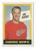 1969-70 O-PEE-CHEE - GORDIE HOWE - MR. HOCKEY - DETROIT RED WINGS -  NNO ERROR