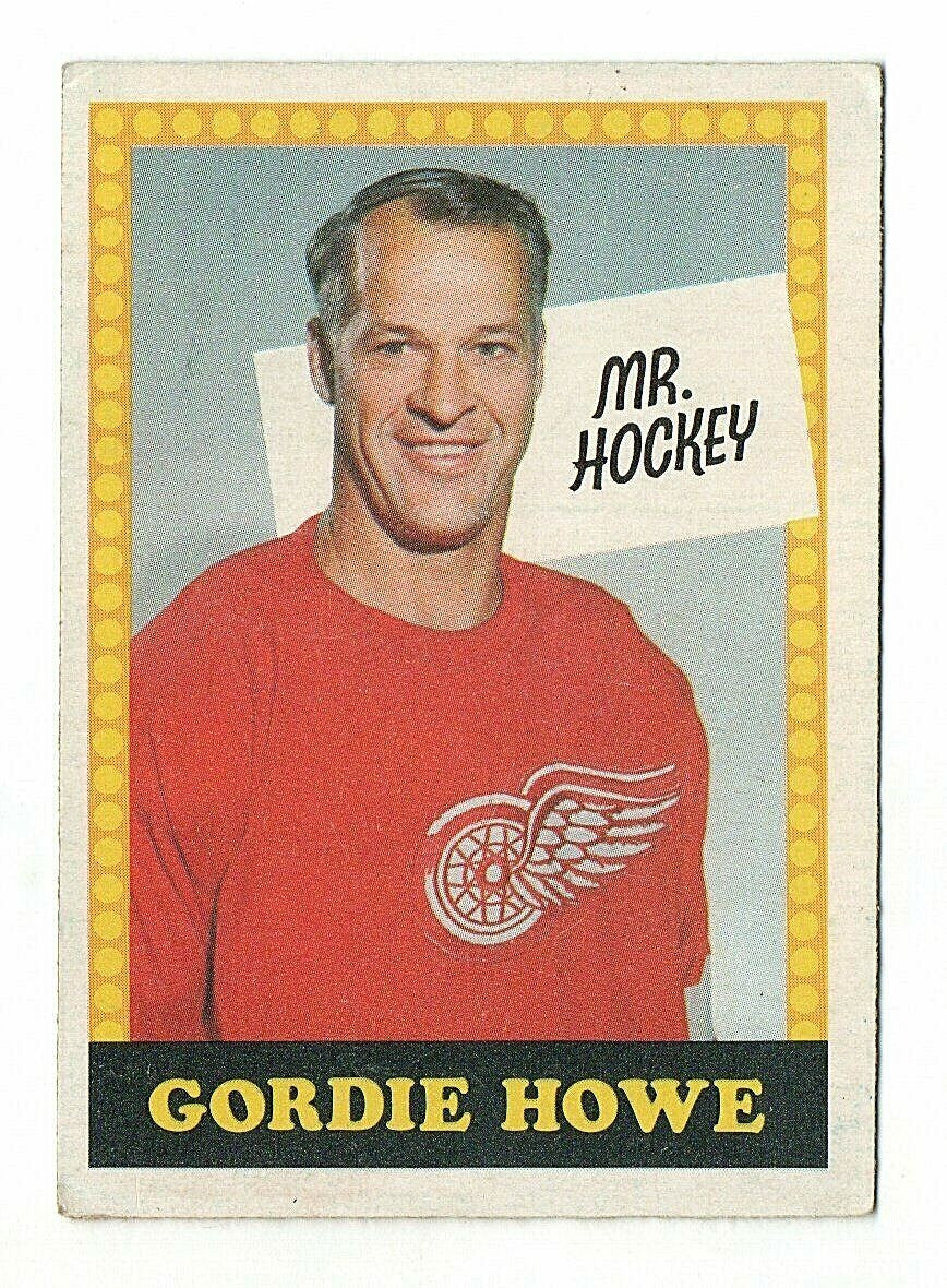 1969-70 O-PEE-CHEE - GORDIE HOWE - MR. HOCKEY - DETROIT RED WINGS -  NNO ERROR