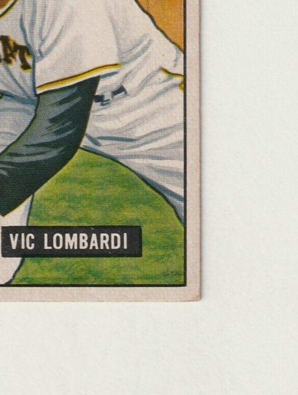 1951 Bowman #204   -   Vic Lombardi  -  Rookie  -  Pittsburgh Pirates