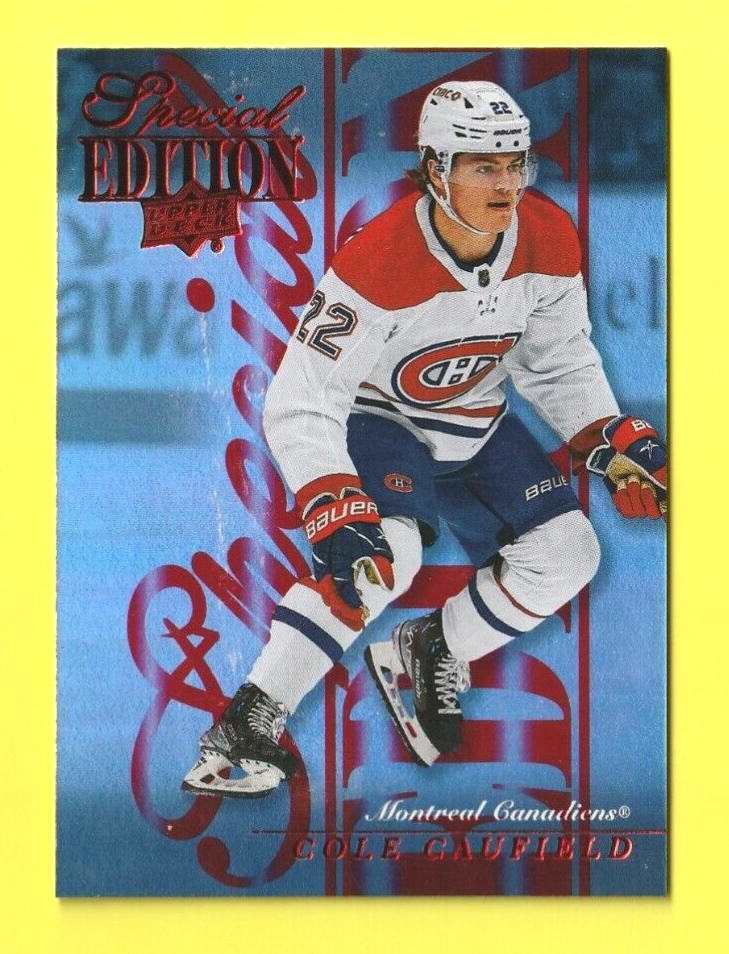 Cole Caufield 2023-24 UD Series 1  -  Special Edition Red    #SE-21  -  Montreal
