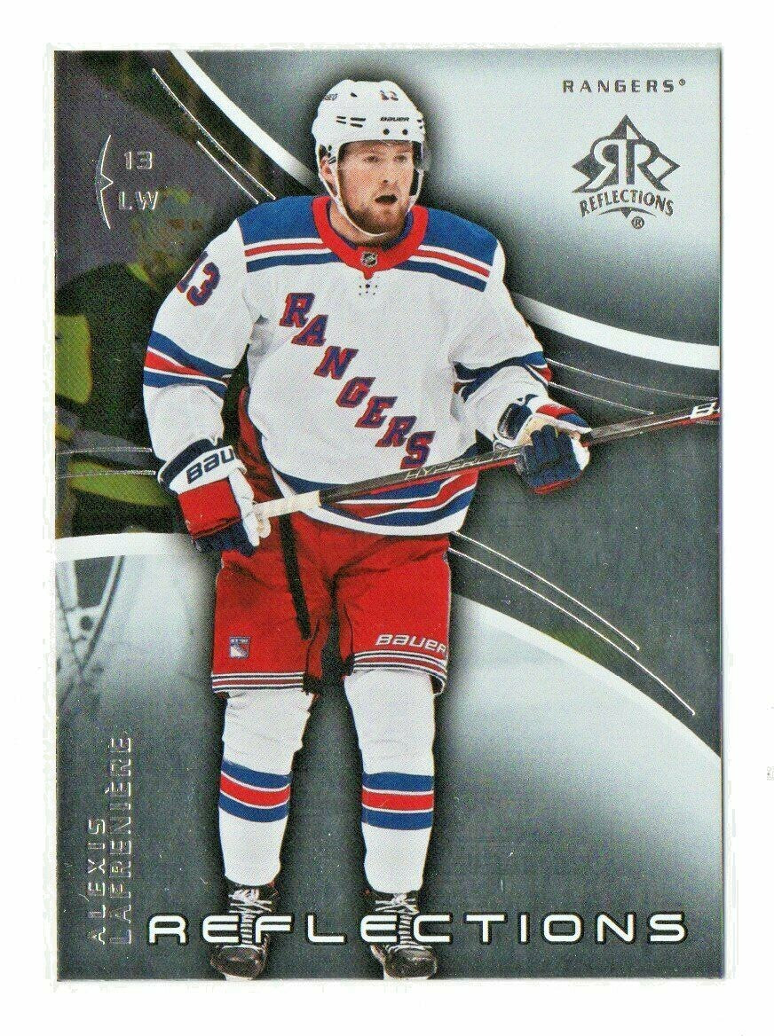2020-21 UD EXTENDED TRIPLE DIMENSIONS REFLECTIONS ALEXIS LAFRENIERE ROOKIE #30