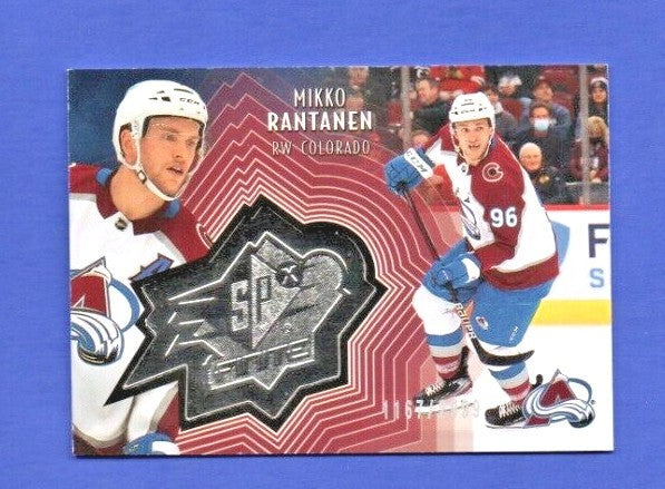 Mikko Rantanen  2021-22 UD Extended SPxFinite Radiance Silver #SF-14  1167/2999
