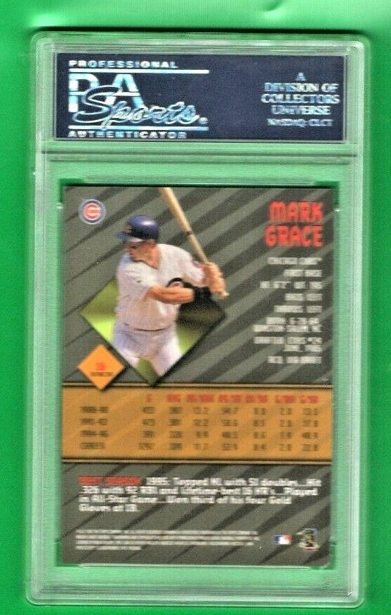 1997 Bowman's Best Refractor #15 MARK GRACE SP card! CUBS! POP 1 -  None higher