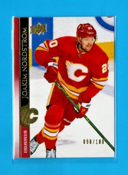 2020-21 Upper Deck Extended Series Exclusives 090/100 Joakim Nordstrom #519