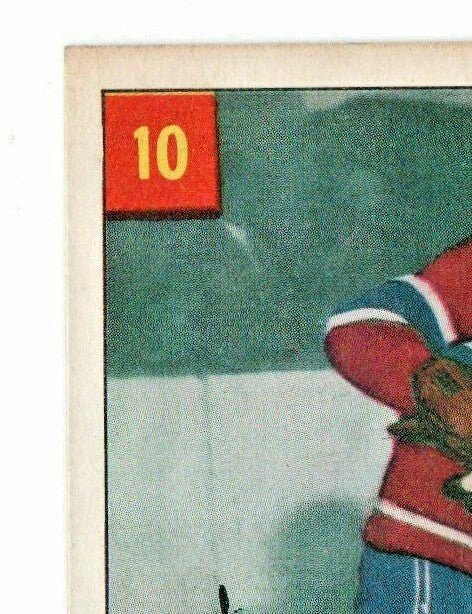 TOM JOHNSON 1954-55 PARKHURST  # 10 NRMT-MINT  - GRADEABLE - Montreal Canadiens