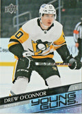 2020-21 Upper Deck #728 Drew O'Connor YG RC Penguins Young Guns Rookie  
