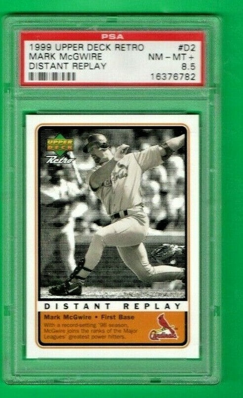 1999 Upper Deck Retro MARK McGUIRE  Cardinals #D2 PSA 8.5 POP 1 Only 5 higher - 