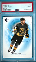 2020  SP  Blue   -   Alex Tuch  -   #43 PSA 9 MINT    -   Vegas Golden Knights