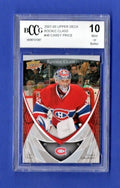 CAREY PRICE Upper Deck ROOKIE CLASS - ROOKIE  #46 BCCG 10 MINT  -  Canadiens #31