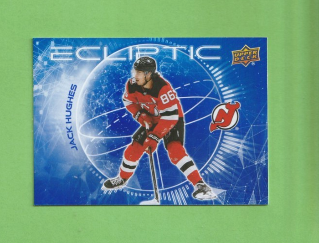 2023-24 UD Upper Deck Series 2  Ecliptic Ec-1   Jack Hughes  - New Jersey Devils