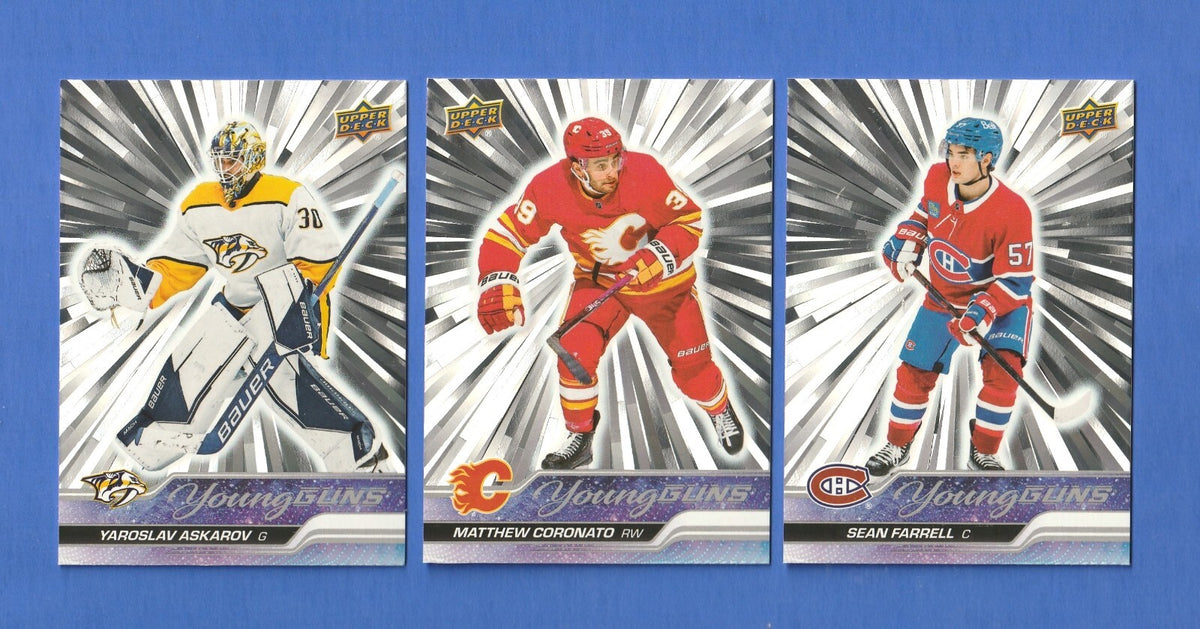 2023-24   UPPER DECK SERIES 1   -   Young Guns   -   OUTBURST SILVER  -   U-Pick