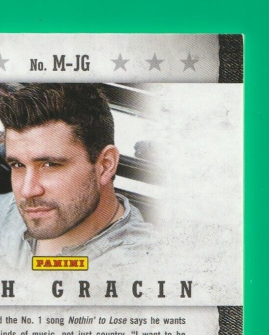 2014 Country Music -  Josh Gracin  -  Musician Materials -  GOLD  Relic #031/199
