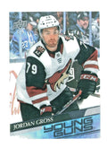 2020-21 UD Series 2  Clear Cut Young Guns #466 Jordan Gross RC Arizona Coyotes
