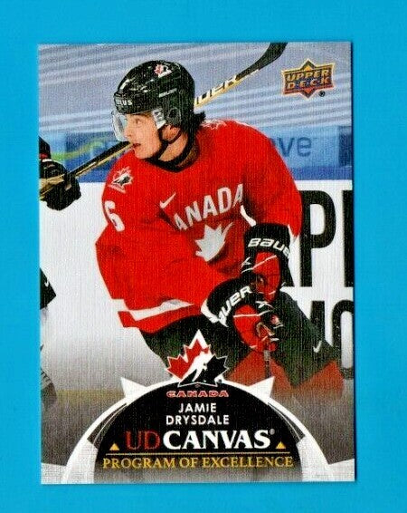 Jamie Drysdale 2021-22 Upper Deck 2 Program of Excellence BLACK Canvas SP #C263