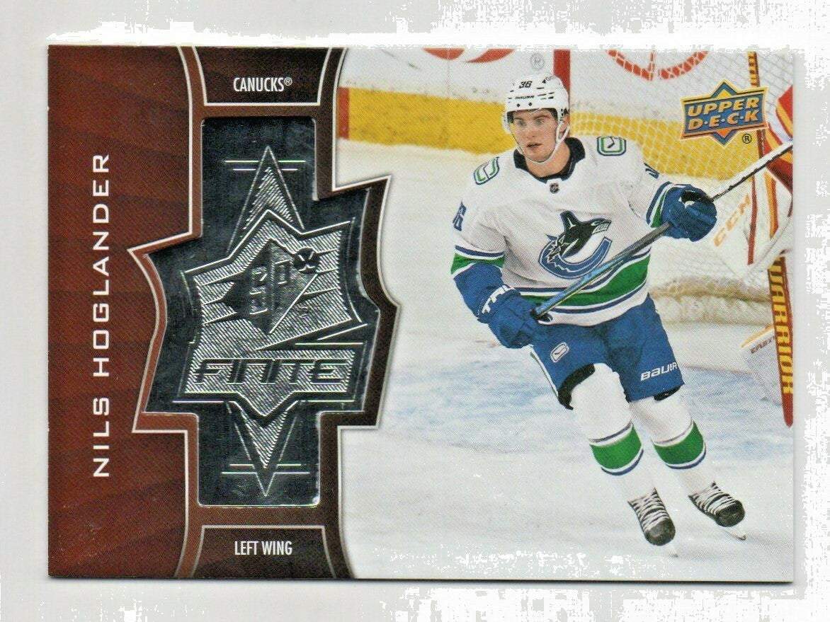 2020-21 Upper Deck Extended Series NILS HOGLANDER ROOKIE /2999 SPX FINITE #SF-50
