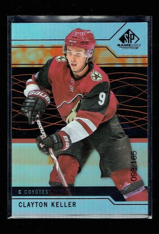 Clayton Keller UD SP Game Used  #29 Arizona Coyotes  098/165