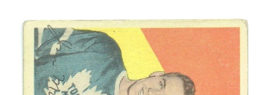 1952-53 Parkhurst Hockey #28 JIM MORRISON -Rookie (Toronto Maple Leafs)  -  VG