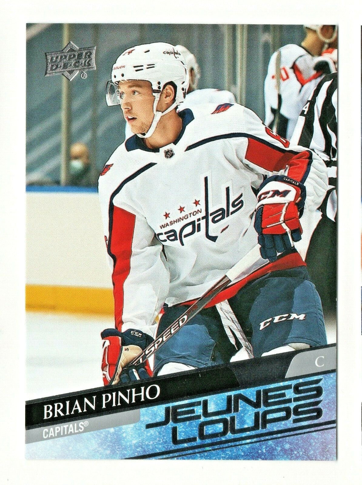  2020-21 UD Series 2 Base French Young Guns #475 Brian Pinho RC Jeunes Loups 