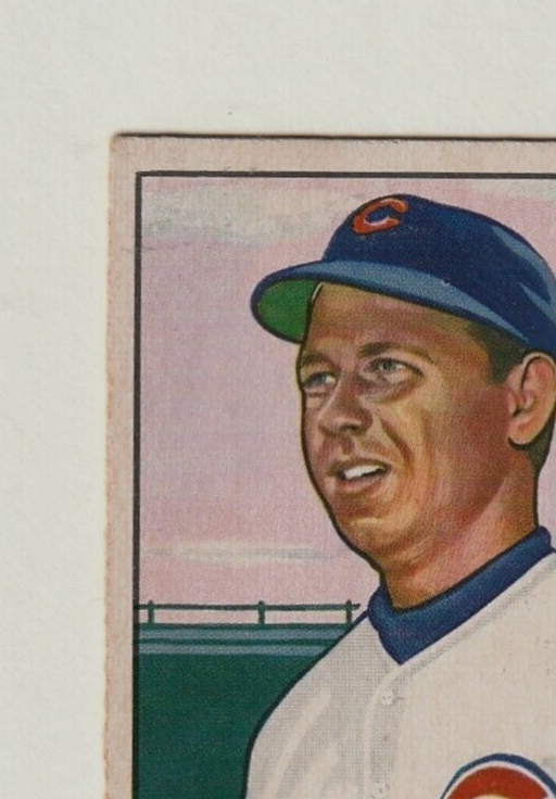 1951 Bowman #212:   -  BOB RUSH     "Chicago Cubs" ~  VG-EX
