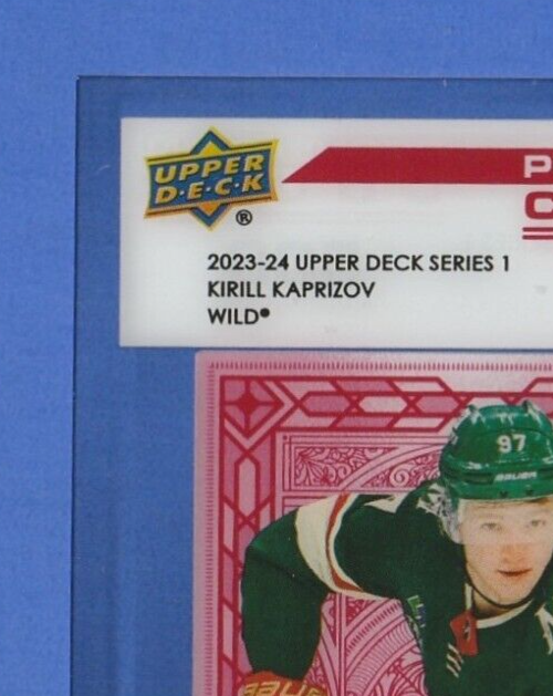 2023-24 UD Population Count 500  -  Kirill Kaprizov  -  Minnesota Wild   #PC-1