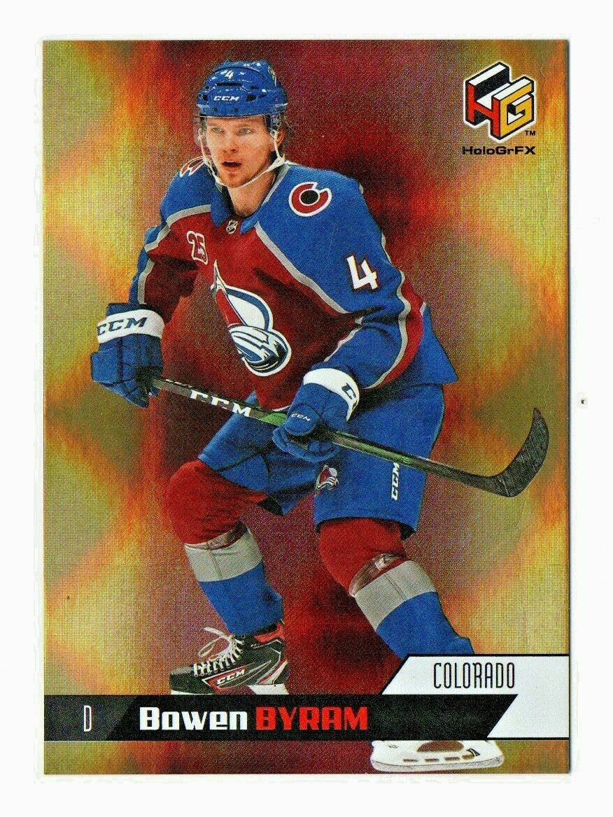 2020/21 Upper Deck Series 3 Extended Bowen Byram Gold HoloGRFx Rookie Card - Avs