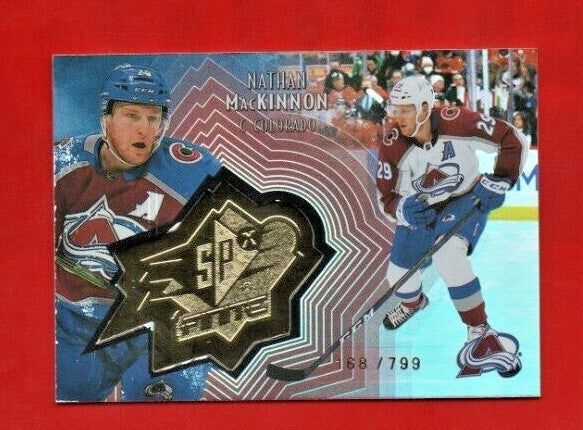 Nathan MacKinnon 2021-22 UD Extended SPxFinite Radiance (GOLD)   # SF-13 168/799