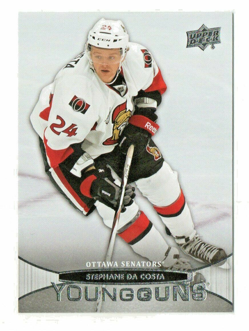 2011-12 Upper Deck #233 Stephane Da Costa YG RC Young Guns Rookie card #1 Ottawa
