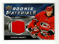 2020/21 Upper Deck Series 2 Steven Lorentz - Red - Rookie Materials Jersey Card