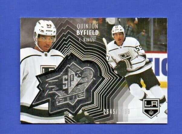 Quinton Byfield   2021-22 UD Ext. SPxFinite Radiance Silver #SF-23  2645/2999