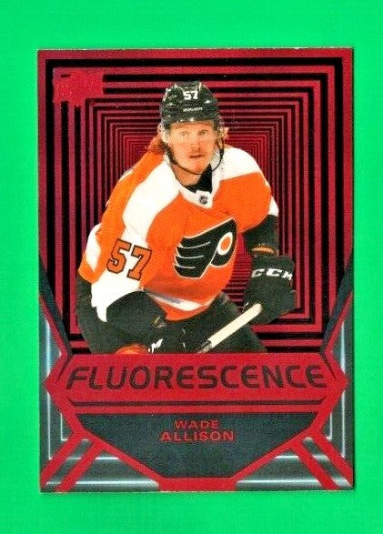 2021-22 UD Series 2 Hockey WADE ALLISON  Fluorescence   RED    FL-27  Flyers