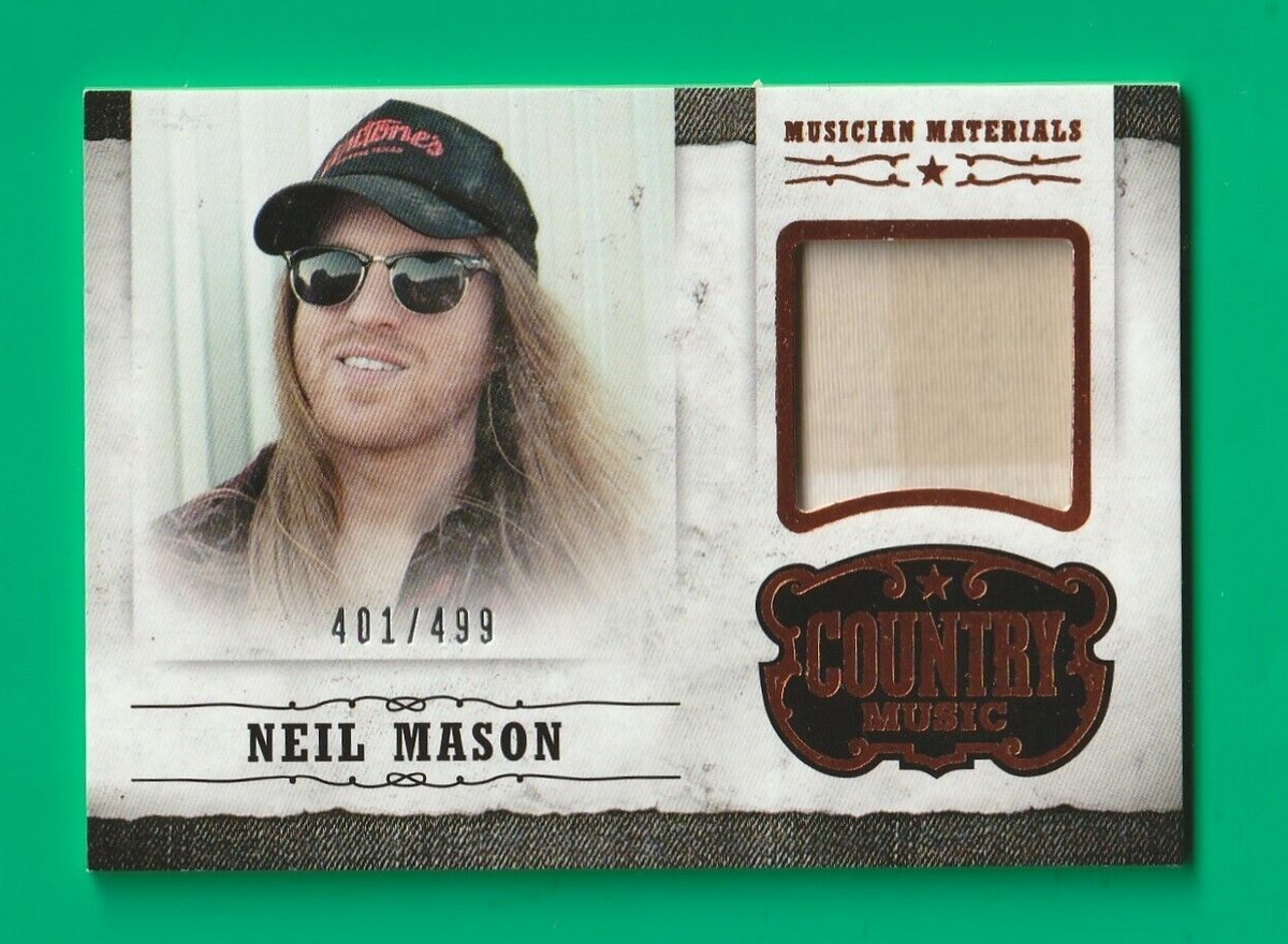 2014 Panini Country Music Musician Materials #MNM Neil Mason 401/499