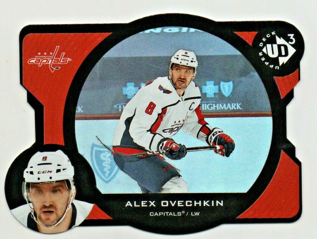  2020-21 UD Extended -- ALEX OVECHKIN -  UD3 DIE CUT 0608/1000 #UD3-30  Capitals