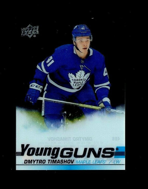 2019-20 Upper Deck Series 2 Young Guns 460 Dmytro Timashov Clear Cut SP Toronto 