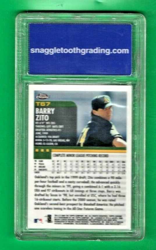 2000 Topps Chrome Traded Barry Zito Rookie  Grade 9 MINT  Oakland A's #T67 