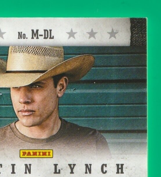 2014 Panini Country Music   Musician Materials Gold #M-DL  -  Dustin Lynch 65/99