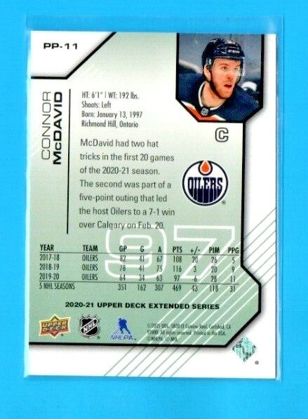 2020-21 Upper Deck Pros and Prospects #PP-11 Connor McDavid 0831/1000 - Oilers