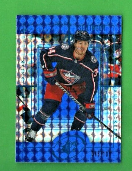 2021-22 Upper Deck EXTENDED Cole Sillinger SPX RETRO RADIANCE 046/100 #SPX-46