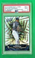 2016 Panini National Conv N.Y. Baseball Hyper Plaid #NY1 Aroldis Chapman 93/99 